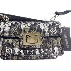 Steve Madden LACE OVERLAY TOP HANDLE